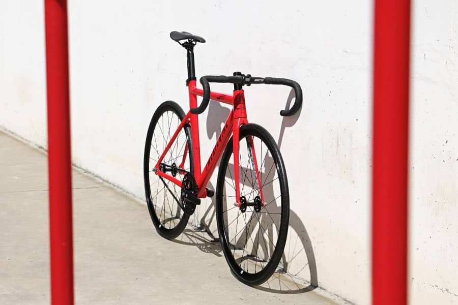 FabricBike Aero Rahmenset - Glossy Red & Black