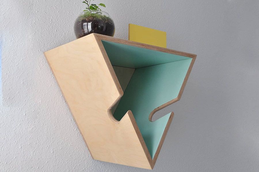 FustaFu Delta Wood Wall Mount - Mint