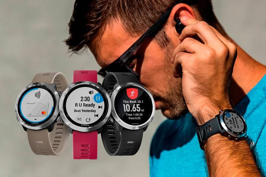 Garmin Forerunner 645 Rot Smartwatch