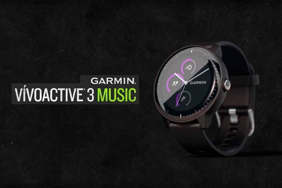 Garmin Vivoactive 3 Music Azul/Oro Rosa | Reloj inteligente con GPS