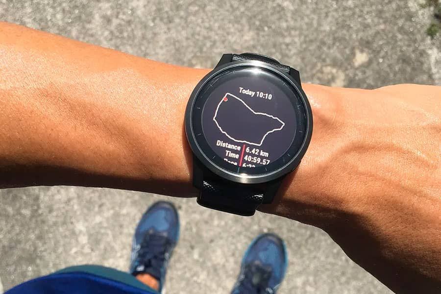 Garmin Vivoactive 4S Music Powder Negro/Pizarra | Reloj inteligente con GPS