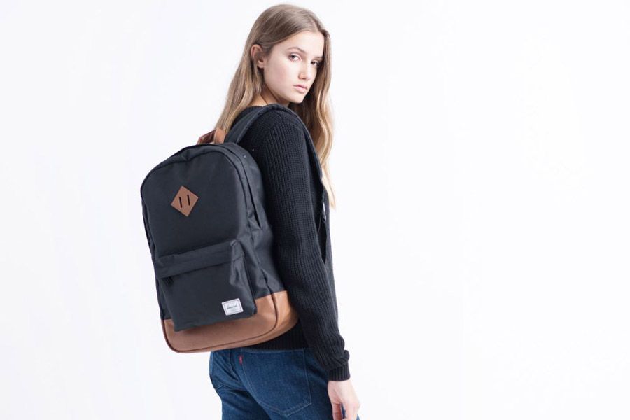 Mochila Herschel Heritage Black/Tan