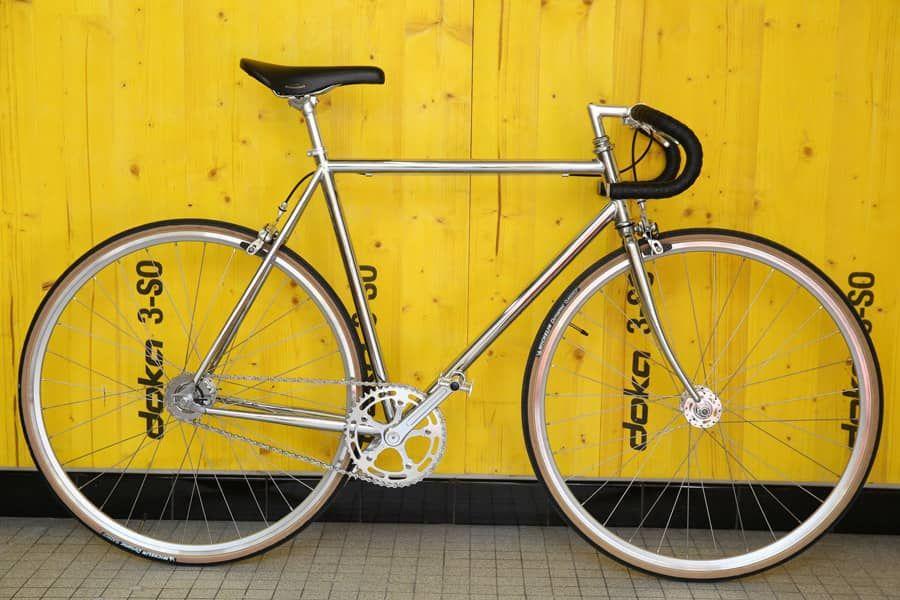 Jitensha Tokyo Single Speed Bike - Chrome/Alu/Black