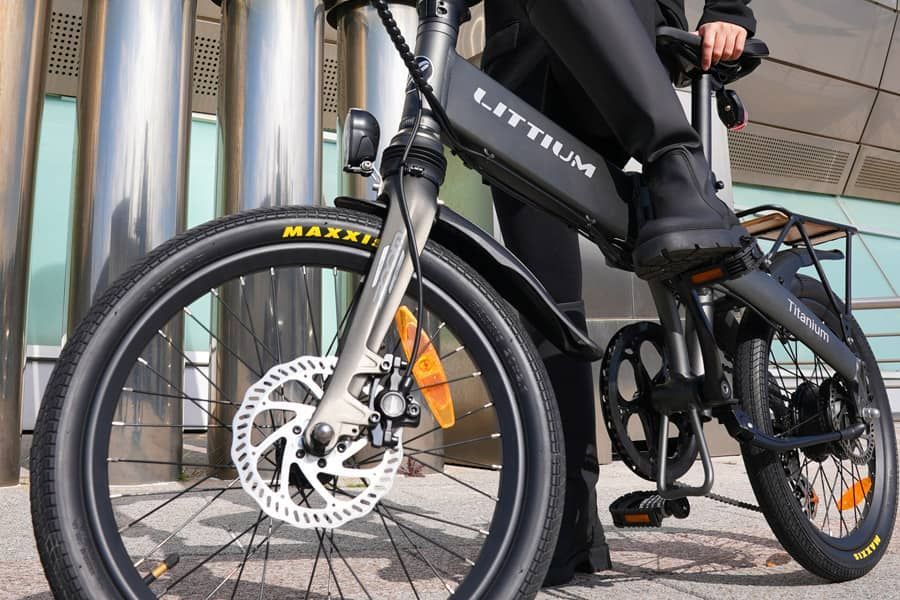 Bicicletta elettrica pieghevole Littium Ibiza Titanium 10,4AH