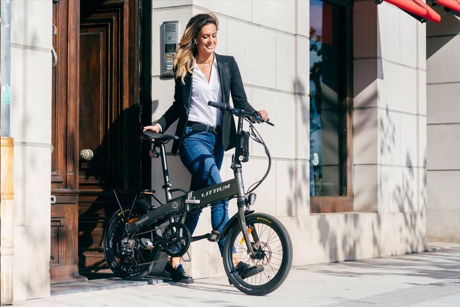 Littium Ibiza Titanium Folding Electric Bike 10.4AH