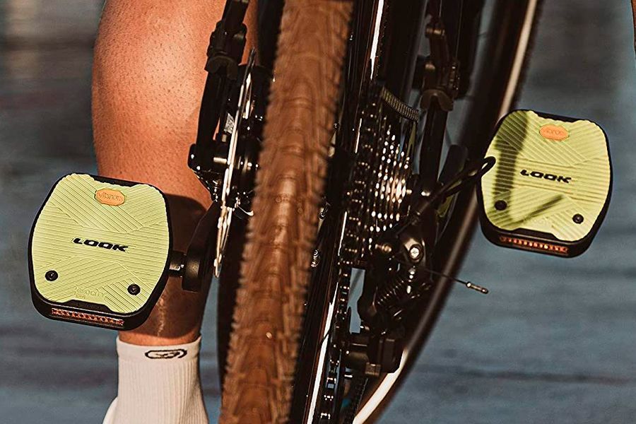 Look Geo City Grip Platform Pedals - Lime