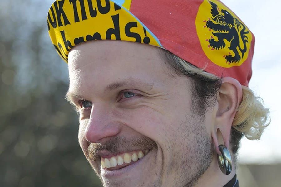 Look Mum No Hands! Lion of Flanders Cycling Cap