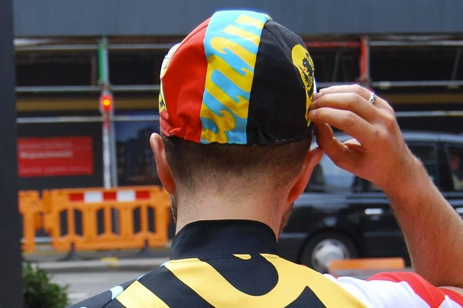 Look Mum No Hands! Lion of Flanders Cycling Cap