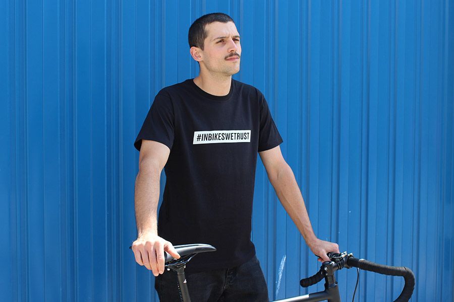 Santafixie #InBikesWeTrust T-shirt Limited Edition - Black