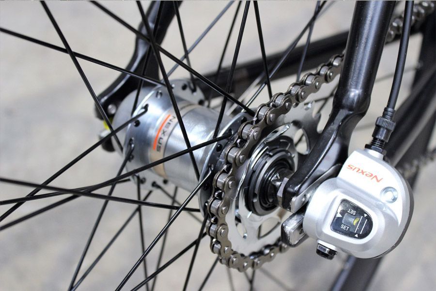 Santafixie Raval City Bike Mit 3-Gang-Rücktritt Und 40 mm Laufradsatz - Matte Black