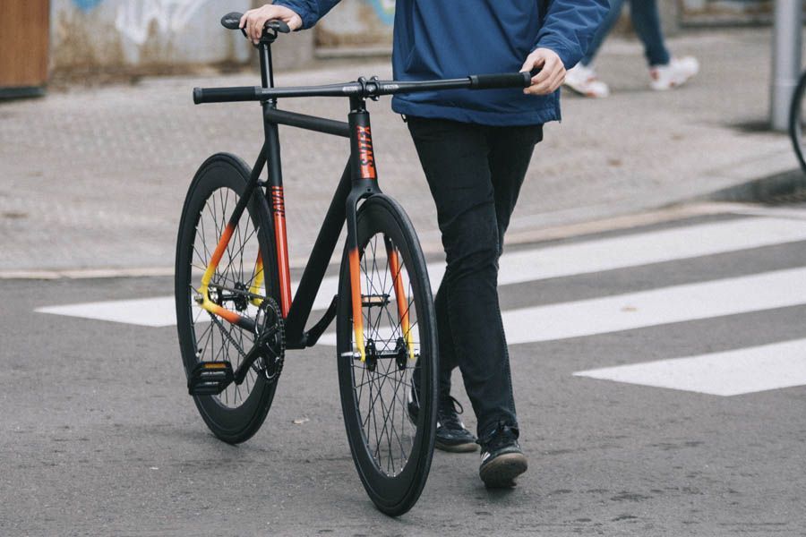 Vélo Fixie Santafixie Raval Black Sunset