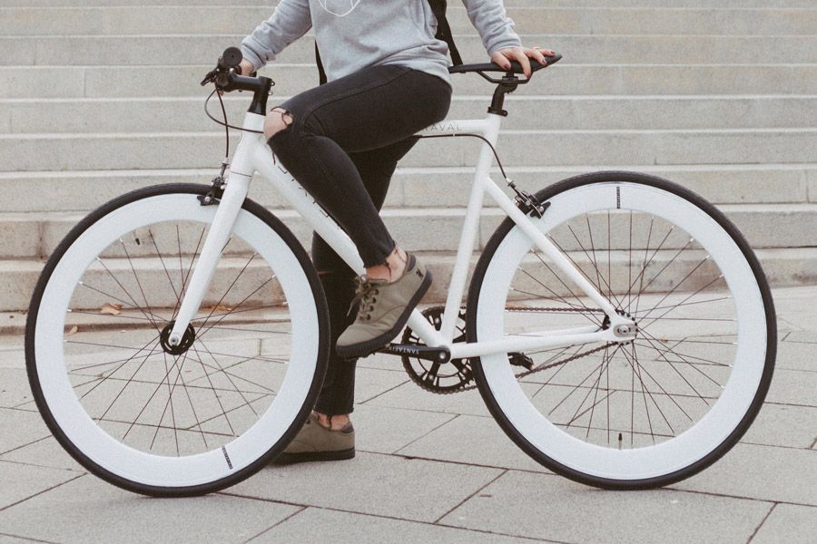 Roue Arrière Santafixie 60 mm Blanc