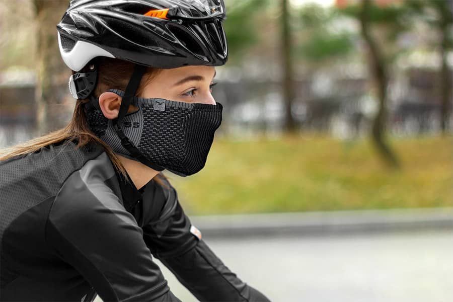 Maschera bicicletta Naroo F5S Nero