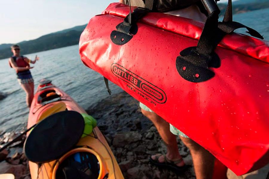 Bolsa Ortlieb Rack-Pack 24L Viaje Rojo