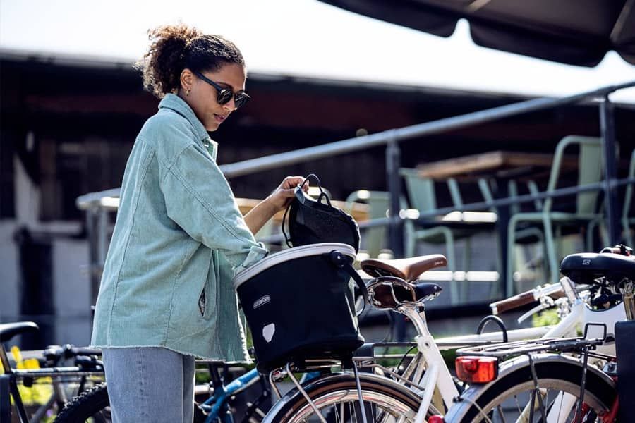 Panier Ortlieb Up-Town Rack Urban 17.5L Arrière Bleu