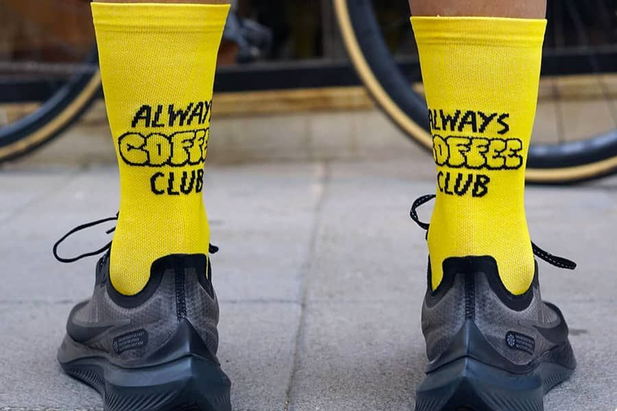 Pacific and Co Coffee Club Socks - Yellow