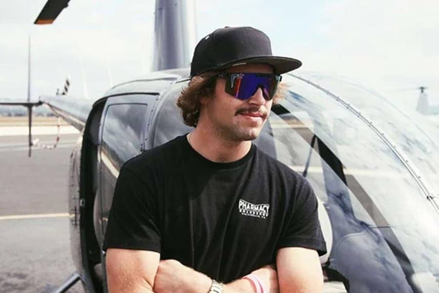 Pit Viper Night Fall Polarized Double Wide Glasses - Purple