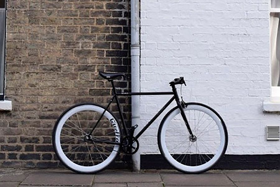 Bicicleta Fixie Quella Nero Blanco