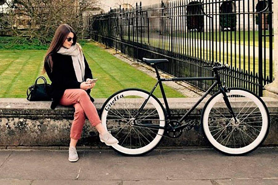 Quella Nero Fixie / Singlespeed Fahrrad - Weiß