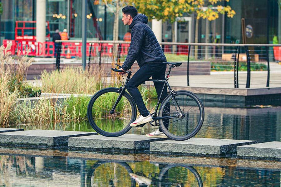 Bicicletta fixie Quella Nero Nero