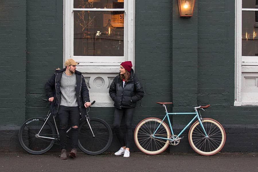 Quella Varsity Fixe / Singlespeed Fahrrad - Cambridge