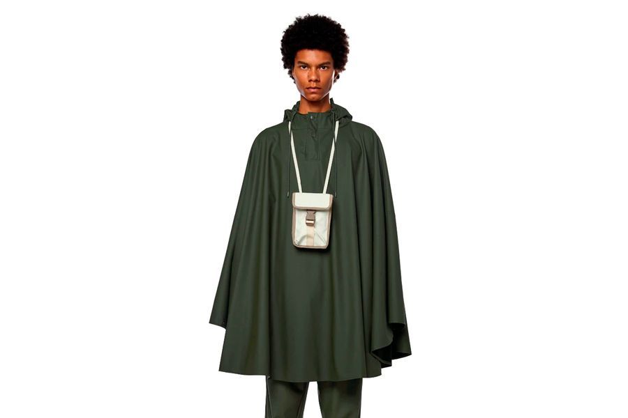 Rains Cape Poncho - Green