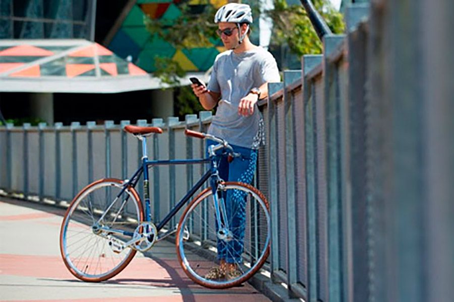 Reid Wayfarer Single Speed  Bicycle - Gray Blue