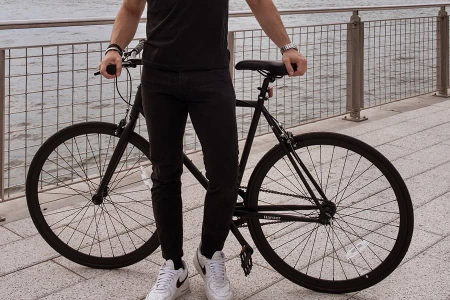 Retrospec Harper Fixed Bike - Matte Black