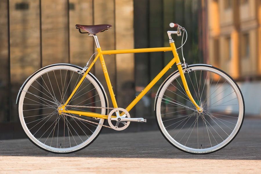 Temple Cycles Classic Single-speed Bike Slate Blue