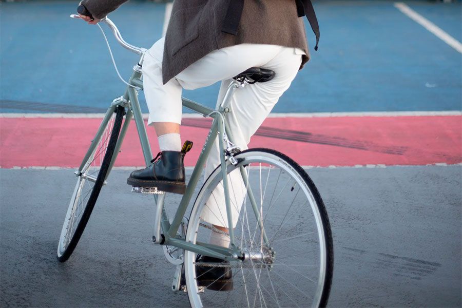 Vélo single-speed Temple Cycles Classic Lichen Green