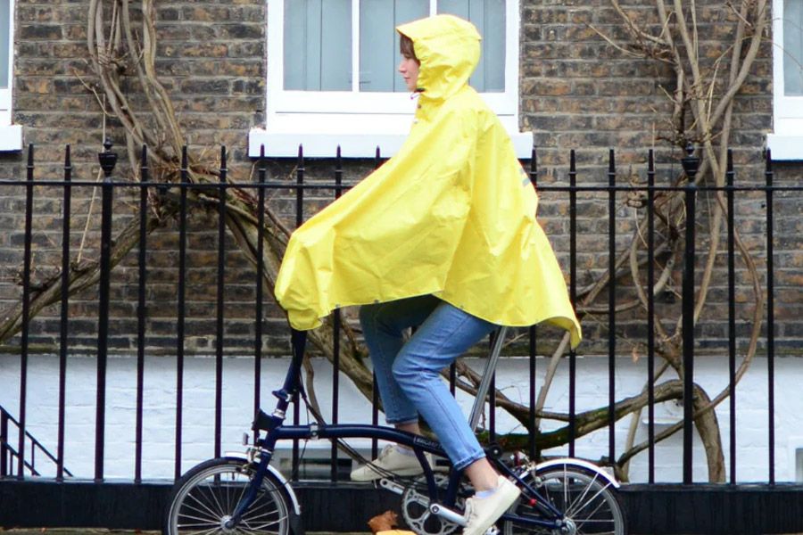 Buy Orange The Peoples Poncho 3.0 for cyclists