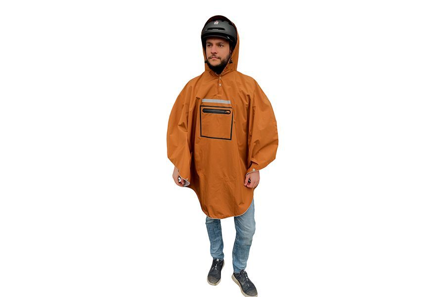 Buy Brown The Peoples Poncho 3.0 for cyclists