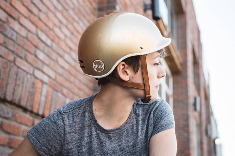 Thousand Heritage Stay Gold Bicycle Helmet