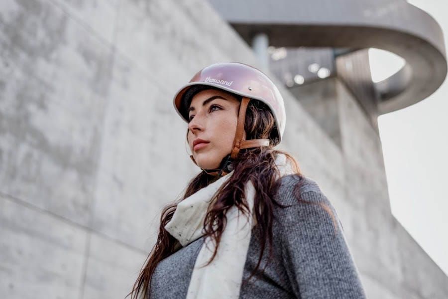 Thousand Heritage Rose Gold Bicycle Helmet