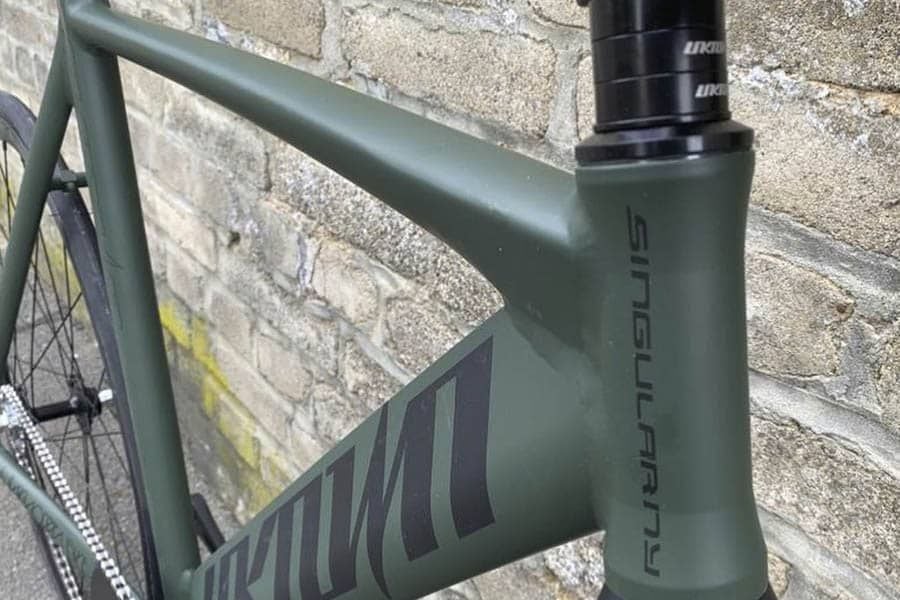 Bicicletta fixie Unknown Singularity Army Green