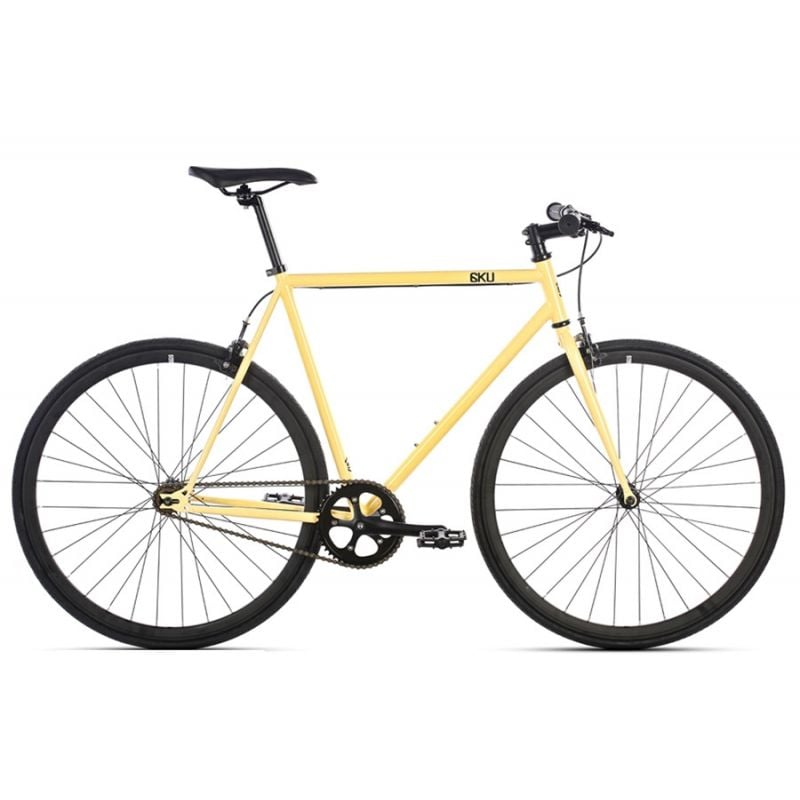 Fixie sales bike yellow