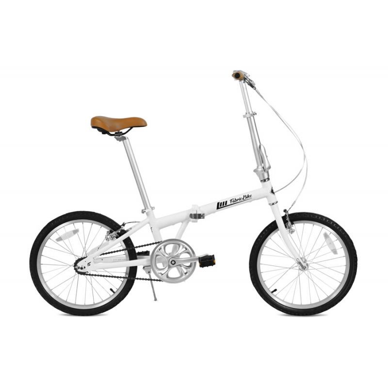 Santa Fixie. Buy the Foldable FabricBike Folding Bicycle in matte white  colour