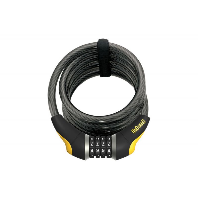 Onguard Doberman 8031 Coiled Cable Bike Lock Combination