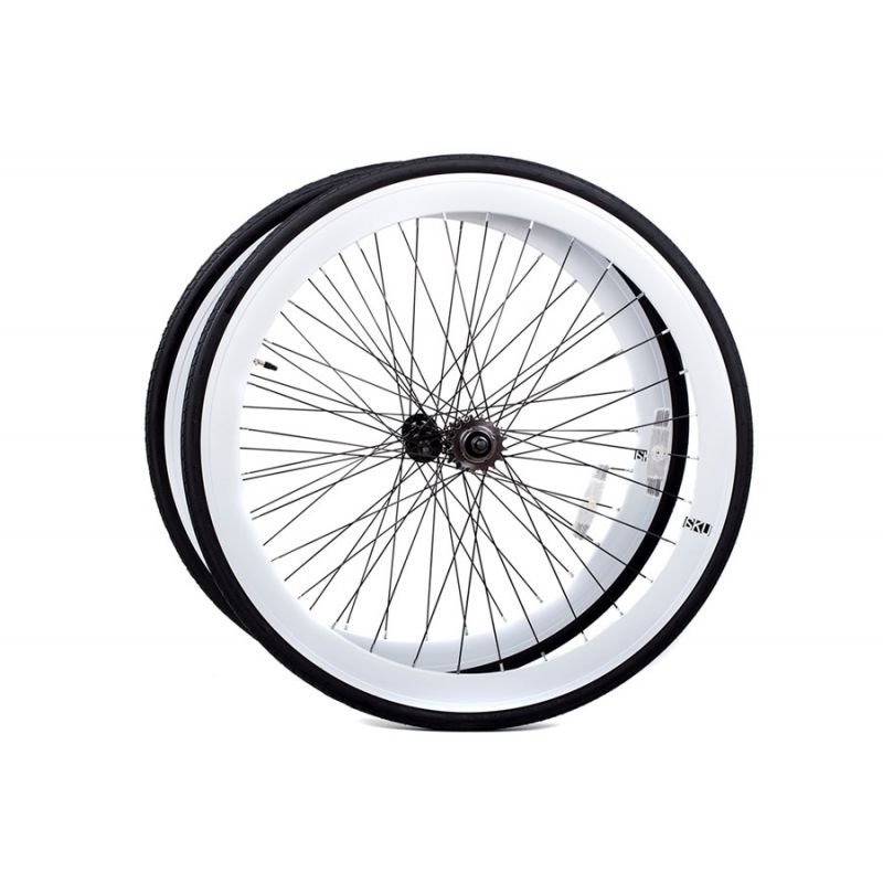 White bicycle rims discount
