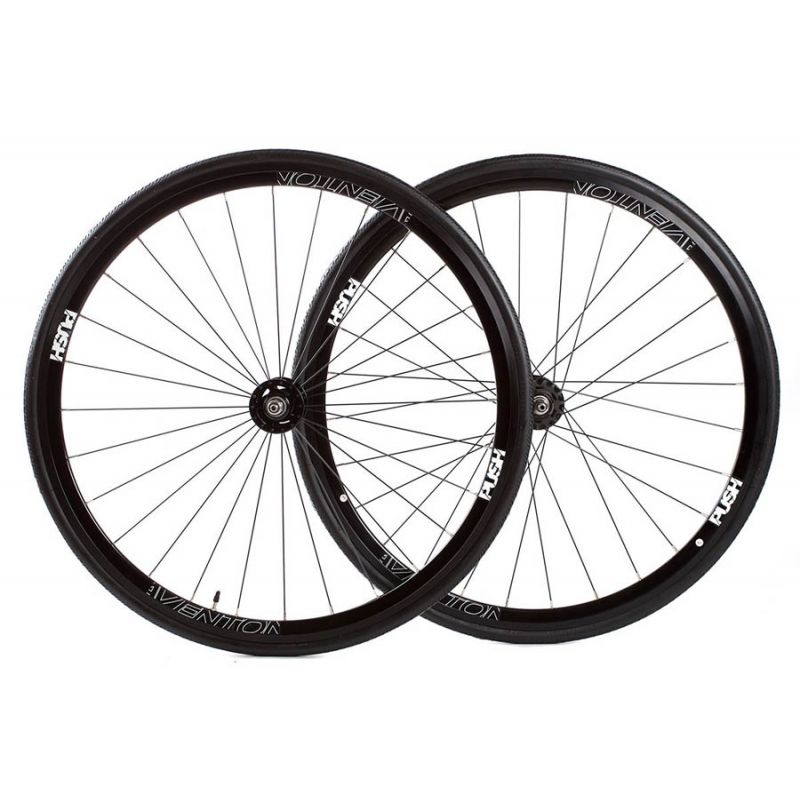 Aventon Push Bike Wheelset Tires Black