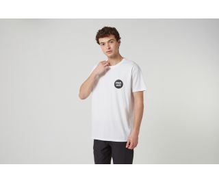 Escapada Cycling Pedal Hard White T-shirt