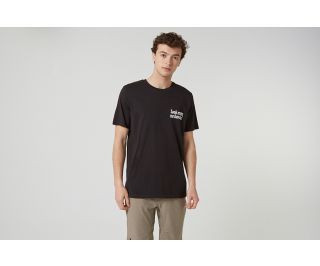 Look Mum No Hands! Little Logo T-shirt Zwart/Wit