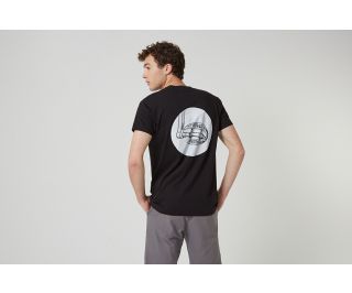 Escapada Cycling Pedal Hard T-Shirt - Schwarz