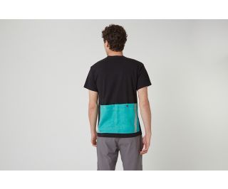 Camiseta milana:: Negro-Verde