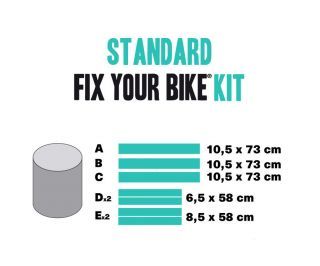 Tagmi Fix your Bike Minimal Stripe 002 Fahrradaufkleber