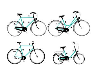 Autocollants Geometric 002 pour Vélo