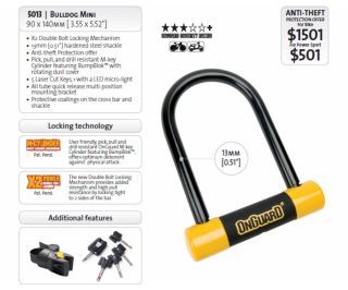 Onguard Bulldog STD 8010 U-Lock