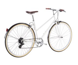 6KU Odessa 8 Speed City Bicycle Coney White