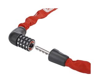 ABUS 5805C/75 Chain Bike Lock Combination Red