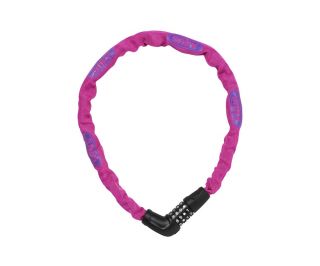 ABUS 5805C/75 Chain Bike Lock Combination Pink